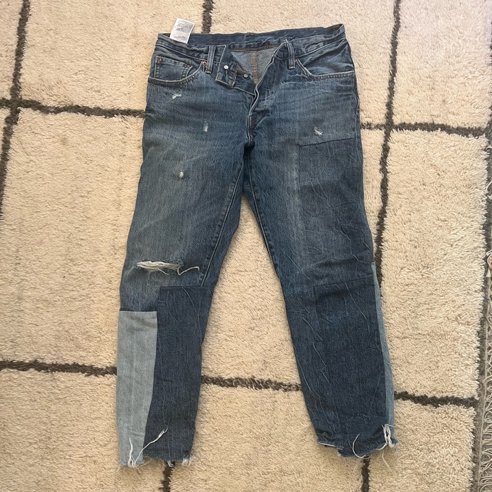 Levi patchwork denim